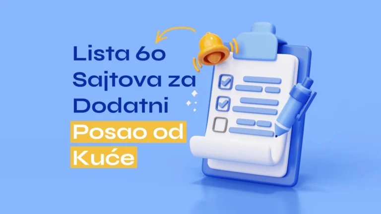 Lista 60 Sajtova za Dodatni Remote Posao od Kuće
